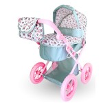 Pram Dolls - Sally Fay Olive Floral Large Pram Dolls - Sally Fay Olive Floral Large